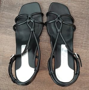 Taryn Rose black strappy heels